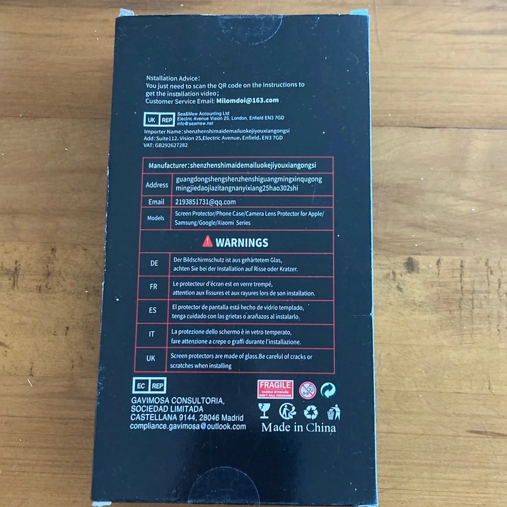 Milomdoi 3-Pack Tempered Glass Screen Protector for Apple iPhone ++